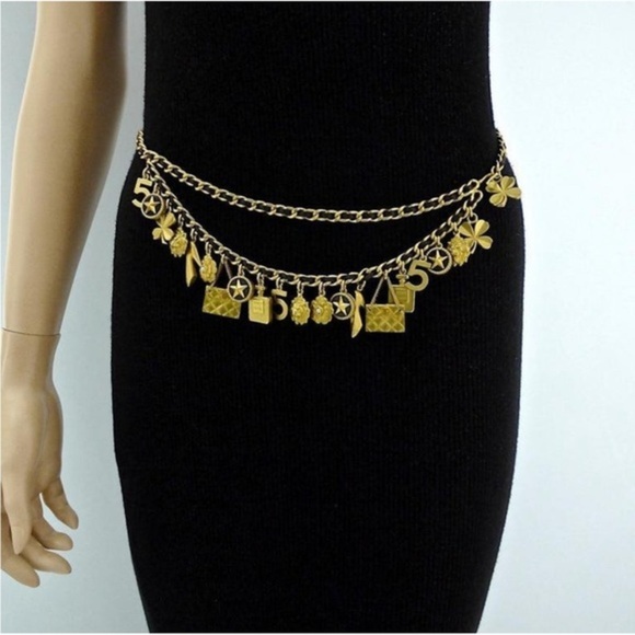 Chanel vintage lucky charm chain belt/necklace/bracelet very sought after.​ - Picture 1 of 10